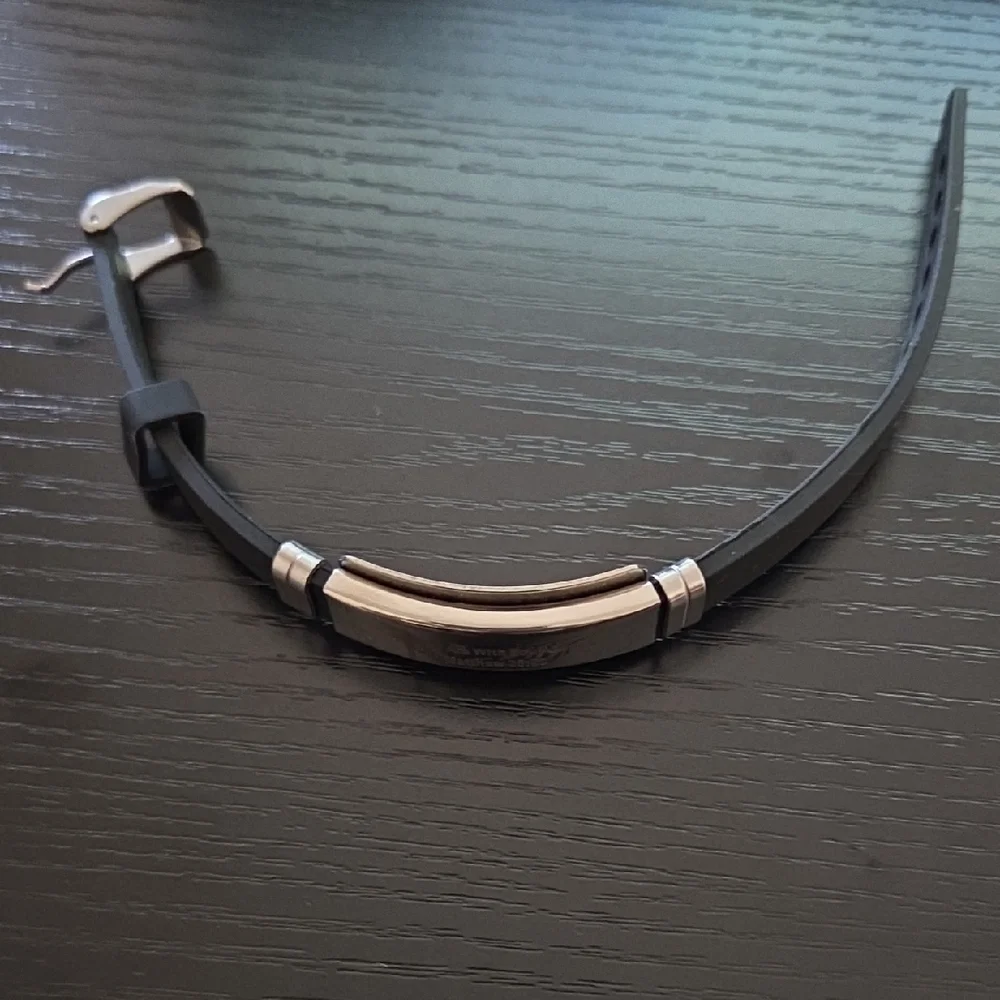 Faith Based Black and Silver Women's Bracelet